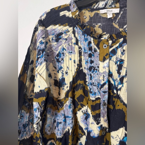 Anthropologie Othilia Blouse with Ruffle Detailing, Size: Large - Picture 3 of 5